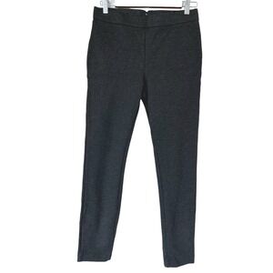 J Crew Pixie Pants Womens M‎ Charcoal Gray Slim Fit Stretch Ankle Pants